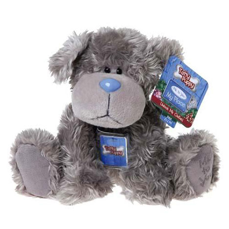 8" Grey Tatty Puppy £7.79